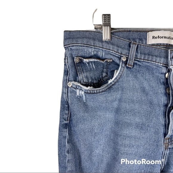 Reformation Serena High Skinny Crop Jeans Size 31 - Picture 8 of 9
